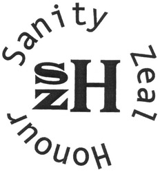 Свідоцтво торговельну марку № 184854 (заявка m201305373): sanity zeal honour; szh; zsh; zeaz