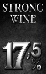 Заявка на торговельну марку № m202418428: strong wine 17,5%