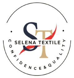 Заявка на торговельну марку № m202508094: st; confidence & quality; selena textile