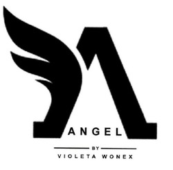 Свідоцтво торговельну марку № 277578 (заявка m201814509): angel; violeta wonex; а; л
