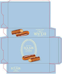 Заявка на торговельну марку № m202516309: еклер з карамеллю; тістечка заварні; with caramel; eclair