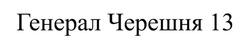Заявка на торговельну марку № m202518230: генерал черешня 13