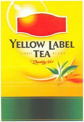 Свідоцтво торговельну марку № 90271 (заявка m200603021): yellow label tea; теа; cinest blend