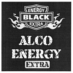 Свідоцтво торговельну марку № 254722 (заявка m201712277): energy black extra; alco energy