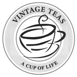 Свідоцтво торговельну марку № 195421 (заявка m201321862): vintage teas; a cup of life