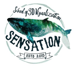 Свідоцтво торговельну марку № 298977 (заявка m201915386): sensation; school of 3d visualization; 3д; estd 2015