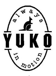 Свідоцтво торговельну марку № 7820 (заявка 93051801): yuko always in motion