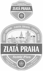 Заявка на торговельну марку № m201109828: zlata praha; 1784; svetle pivo; пиво світле злата прага; light beer