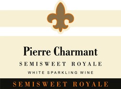 Заявка на торговельну марку № m202519164: semisweet royale; white sparkling wine; semisweet royale; pierre charmant