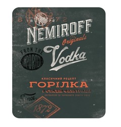 Свідоцтво торговельну марку № 321013 (заявка m202016042): since 1872 ukr; nemiroff; the originals; from the imported; vodka; класичний рецепт; горілка; 9 стадій фільтрації; вироблено зі зернового спирту люкс
