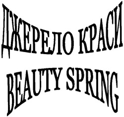 Заявка на торговельну марку № 20040808574: beauty spring; джерело краси
