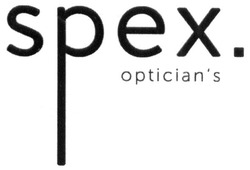Свідоцтво торговельну марку № 283725 (заявка m201818047): spex. optician's; spex opticians