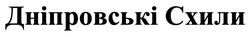 Свідоцтво торговельну марку № 316144 (заявка m202109964): дніпровські схили