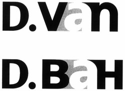 Свідоцтво торговельну марку № 53004 (заявка 20031112448): d van; d bah; d ван