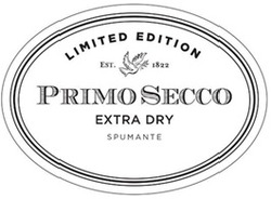Заявка на торговельну марку № m202521533: spumante; extra dry; primo secco; est. 1822; limited edition