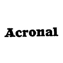 Свідоцтво торговельну марку № 3539 (заявка 43992/SU): acronal