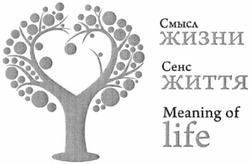 Свідоцтво торговельну марку № 196730 (заявка m201308947): meaning of life; сенс життя; смысл жизни