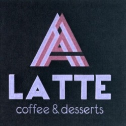 Свідоцтво торговельну марку № 271386 (заявка m201801972): latte coffee&desserts; latte coffee desserts; а