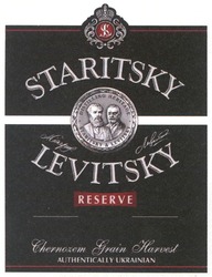 Свідоцтво торговельну марку № 130689 (заявка m200914297): sl; staritsky & levitsky; reserve; chernozem grain harvest; authentically ukrainian; distilling heritage