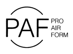 Свідоцтво торговельну марку № 193324 (заявка m201319822): paf; pro air form