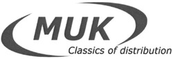 Свідоцтво торговельну марку № 185741 (заявка m201308480): muk; classics of distribution
