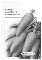 Заявка на торговельну марку № m200801477: вассма; морква шантане; середньостиглий сорт; сереньостиглий; baccma