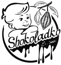 Свідоцтво торговельну марку № 246303 (заявка m201626337): chokoladko; est 2006; shokoladko