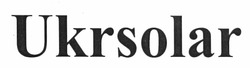 Свідоцтво торговельну марку № 159141 (заявка m201114173): ukrsolar
