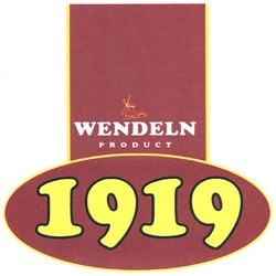 Свідоцтво торговельну марку № 159379 (заявка m201107935): wendeln product 1919