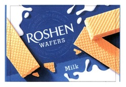 Заявка на торговельну марку № m201809457: roshen wafers; milk; created with passion; made with expertise