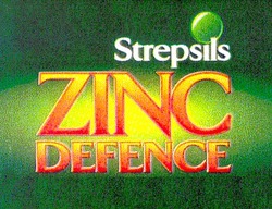 Свідоцтво торговельну марку № 23740 (заявка 99030836): strepsils zinc defence