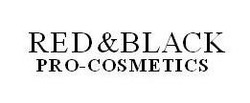 Свідоцтво торговельну марку № 183726 (заявка m201304874): red&black; pro-cosmetics