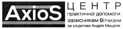 Свідоцтво торговельну марку № 227097 (заявка m201626311): axios; центр практичної допомоги захисникам вітчизни з ініціативи андрія мацоли