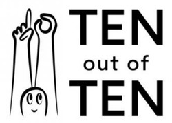 Заявка на торговельну марку № m202514967: 10; ten out of ten