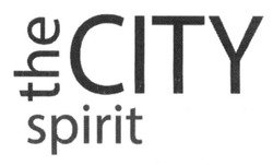 Свідоцтво торговельну марку № 213136 (заявка m201412658): the city spirit