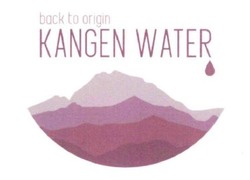 Заявка на торговельну марку № m202025187: back to origin kangen water