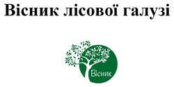 Заявка на торговельну марку № m202524553: вісник лісової галузі