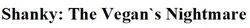 Свідоцтво торговельну марку № 273631 (заявка m201810181): shanky: the vegan's nightmare; vegans