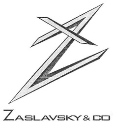 Свідоцтво торговельну марку № 104593 (заявка m200712088): zaslavsky&co; n