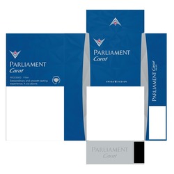 Свідоцтво торговельну марку № 332974 (заявка m202111316): blue; carat; a cut above damond cut; parliament; recessed filter; swiss design; extraordinary and smooth tasting experience; р