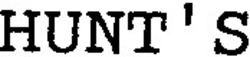 Свідоцтво торговельну марку № 10322 (заявка 94010037): hunt's