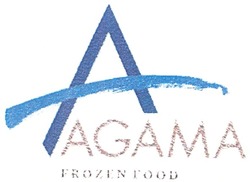 Заявка на торговельну марку № m200905651: а; agama; frozen food