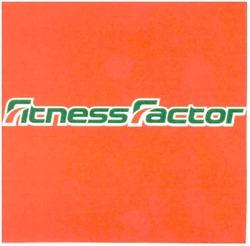 Свідоцтво торговельну марку № 92837 (заявка m200620596): fitnessfactor; fitness factor