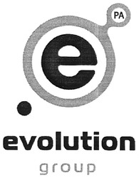 Заявка на торговельну марку № m200816586: pa; evolution group; е; ра