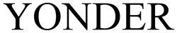 Заявка на торговельну марку № m202520082: yonder