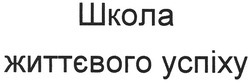 Свідоцтво торговельну марку № 133032 (заявка m200915404): школа життєвого успіху