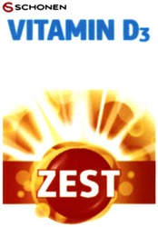 Заявка на торговельну марку № m202102864: schonen; vitamin d3; zest; е