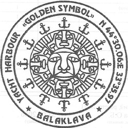 Свідоцтво торговельну марку № 83913 (заявка m200611608): yacht; harbour; golden symbol; №44 30 06e; 33 35 97; balaklava