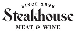 Свідоцтво торговельну марку № 310412 (заявка m202000614): since 1998; steakhouse; meat&wine; meat wine; меат