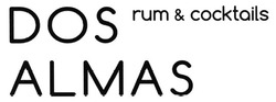Заявка на торговельну марку № m202317440: rum&cocktails; dos almas